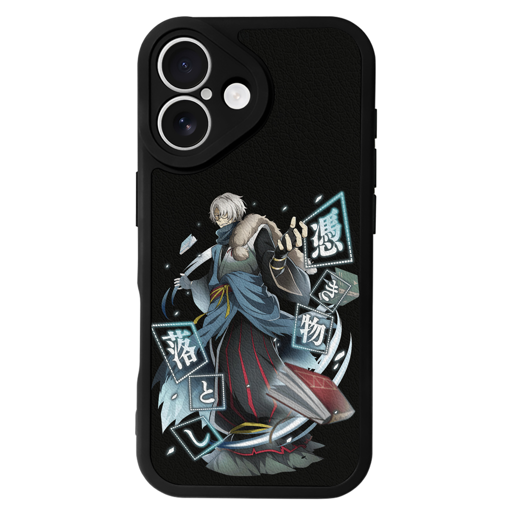 （画像用） 文豪ストレイドッグス Bungo Stray Dogs 【iPhone 16シリーズ対応】シリコンスマホケース（レザー調） 材質：シリコン